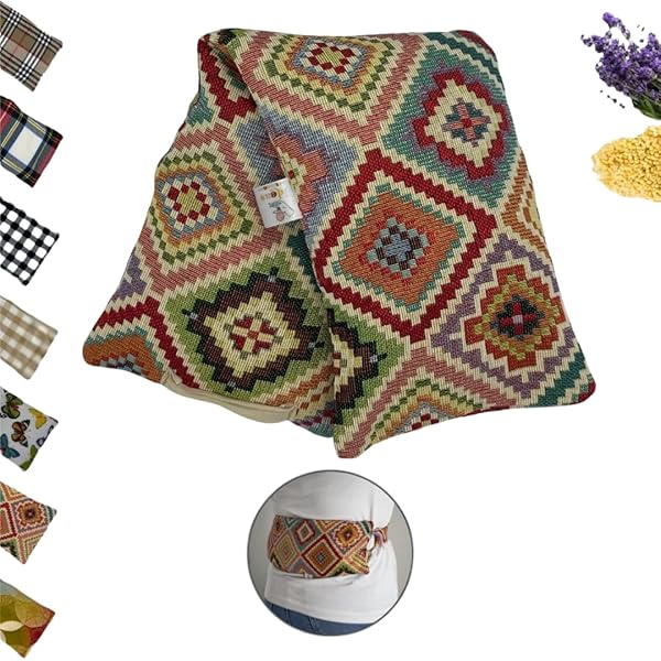 Saco Termico Hueso De Cereza Monstera Coju00edn Tu00e9rmico De