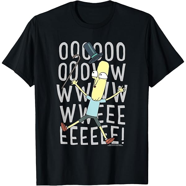 Débardeur Rick And Morty Oowweeeee - Officiel, 100% Coton, Coupe Classique Manches Doubles - 7