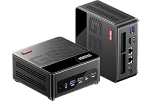 ‎AOOSTAR AOOSTAR GEM12 Max 8745HS Mini PC, Ryzen 7 8745HS Gaming PC, 32GB DDR5 RAM 1TB SSD PCIe 4.0, Mini Desktop Computer mit USB4, 4K HDMI2.1, DP1.4, WiFi6, BT5.2, Dual 2,5G LAN für Schule/Zuhause/Büro