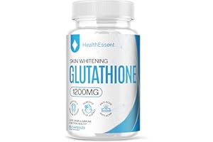 LIDOQUE Glutathione Capsules Skin Whitening, 1200mg, Glutathione Skin Whitening, with Added Collagen (1 Month Supply) by HealthEssent - 60 Capsules
