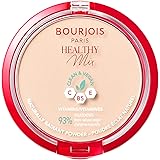 Bourjois Healthy Mix Clean Cipria Compatta - Formula Clean & Vegana - Con Vitamina C, E e B5 - 01 Ivory, 11g