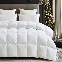 MOOFUN Ganzjahres-Daunendecke 220x240 Cm – Flauschig & Geruchsneutral Mit Bio-Bezug
