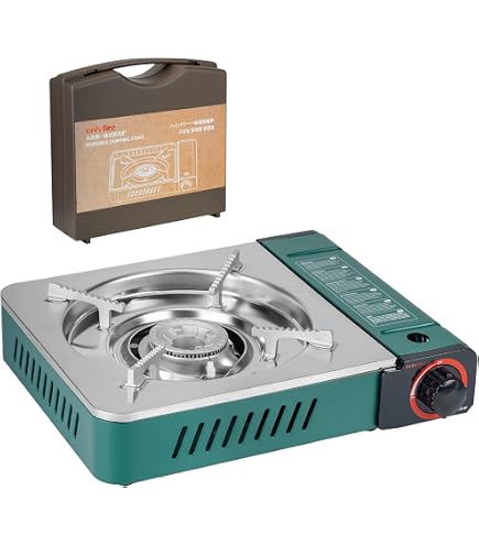 Fornello A Gas Portatile Brunner Devil 450 - Pieghevole, 2.4 KW, Per Cartucce Filettate Da 450 G