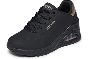 Skechers dam Uno Wedge - Hi StepsSneaker | Sportig, anpassningsbar stängning, lätt, maskintvättbar, vadderad innersula