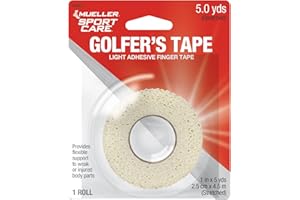 Mueller Golfer‘s Tape, tape pour le golf, taille du rouleau 2.5cm x 4.5m
