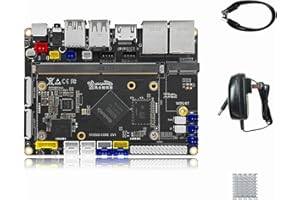 WayPonDEV YY3568 Open Source Single Board Computer Rockchip RK3568 SoC 4 GB RAM, obsługa systemu Android 11.0, Debian 10.0 do rozpoznawania obrazów (zestaw startowy 4 GB RAM)