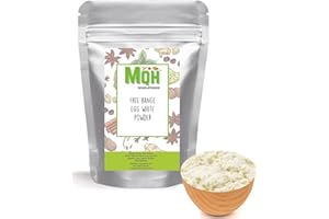 MQH Wholefoods Free Range Egg White Powder Cooking Baking | Albumin Protein Premium Quality! (50g)