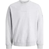 JACK &amp; JONES Sweat Badge Crew Neck BF Jcopoint-Sweat Badge with Round Neck for Men