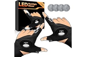 HANPURE Ideas para Regalar Hombre Regalo Original - Regalos Originales para Hombre Padre Regalos Papa Hombres Cumpleaños Regalos Navidad Calendario de Adviento Guantes Con Luz LED Trabajo Gadgets Tecnologicos