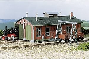 Auhagen - 11355 - Modélisme Ferroviaire - Bâtiment - Remise Pour Locomotives À Voie Étroite