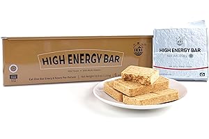 BDH Lot de 6 barres de ration alimentaire d'urgence – Saveur de lait comprimé pour biscuits de survie, durée de vie de 20 ans, fournitures alimentaires d'urgence, fournitures alimentaires pour le camping