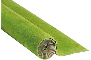 NOCH Tappeto Erba/Tappeto erboso nei Toni del Verde per modellismo Realistico – Tappeto da Terreno Spesso Floccato e Prato Resistente