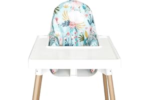 NIBBLE AND REST Nibble & Rest Highchair Cushion Cover for Inflatable Cushion, Compatible For Antilop Highchair Accessories, Stain-Proof&Wipeable Cushion Cover(Cushion NOT Included)(mintyfloral)