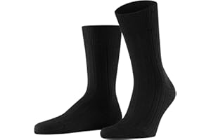 FALKE Herren Teppich Im Schuh Socken atmungsaktive klimaregulierende geruchshemmende Wolle Entlastung der Füße gepolsterte Plüschsohle warm einfarbig flache Naht druckfreie Fußspitze 1 Paar