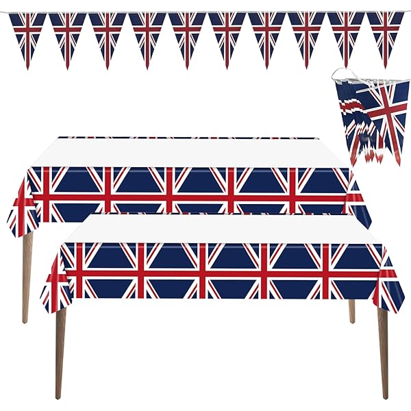 Tovaglioli Di Carta Union Jack 32pz - Giubileo Della Regina, Feste Patriottiche - Foto 8