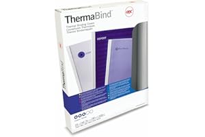 GBC 3 mm Standard Thermal Binding Cover A4 - Pack of 25, White