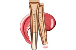 Greyghost Colorete Líquido 15ml, Colorete Líquido en Barra, Colorete Líquido para Mejillas, Colorete en Barra Transpirable con Aplicador Suave (Colorete #02)