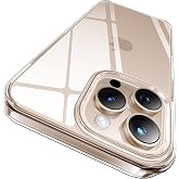 [SARARMAZ] iPhone 16 Pro Max ile uyumlu Crystal Clear Mika Darbe Emici Şeffaf Kılıf (Şeffaf Mika Sararmaz, iPhone 16 Pro Max)