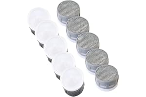 CHEDIN 10 Pezzi interni dell'aeratore a nido d'ape Aeratori per dell'aeratore rubinetto del Bagno o Cucina M22/M24 Acqua Del Flusso Restrictor Parti di Ricambio Inserto