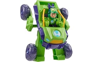 Iron Man and His Awesome Friends Marvel Iron Hulk 2-In-1 Mech Suit & Vehicle, Action Figure & Toy Vehicle, Pequeño