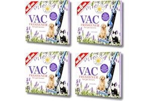 UTIZ Lot de 4 paquets de 6 désodorisants Lavande extra puissants pour tous les aspirateurs à main sans sac et sans sac pour les amoureux des animaux