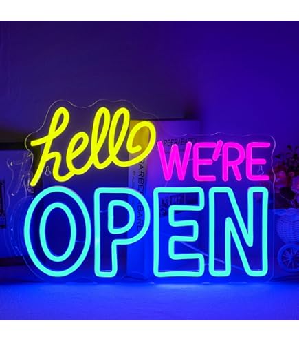 HRXOW Lichtreclame Koffie Logo Aanpasbare LED Neon Signs, Wandlampen Decor Business Neon Lamp 45X22cm Gepersonaliseerde Bar Shop Party Naam Logo