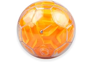 victob 3D Puzzle Maze Ball, Memory Game Brain Teasers for Kids Teens & Adults, Stress Relief Toy, Fun Travel Toys for Boys and Girls, Birthday Christmas Stocking Stuffers Gifts (Orange)