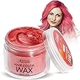 Temporary Hair Color Wax Red, Magic Master Keratin Hair Dye Wax,3.4 Fl Oz Natural Washable Temporary Hair Color for Kids Girls Women & Men, Party, Cosplay, Festival & Halloween