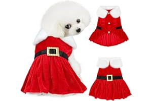 Sbayool Small Dog Clothes, Pretty Cute Outfit for Dogs, Holiday Birthday Party Beautiful Dog Dress, Dog Gift for Chihuahua Poodle Bichon Pomeranian French Bulldog and Other Small Dog L