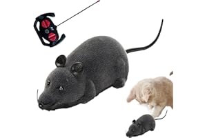 LOVEMETOO Rats Télécommandé | Souris Électronique Sans Fil Pour Chat | RC Fausses Souris | Simulation Jouet Animaux Compagnie