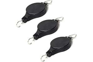 NESLOONP INTVN Colgante de Plantas Maceta, Retráctil Polea Titular de la Planta Suspensión Colgador para jardín Decoraciones de Pared para el hogar, 3 Unids