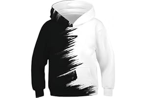 Ocean Plus Garçons Sweat à Capuche Imprimé Animalier Enfants Manches Longues Sweat-Shirt Sweats