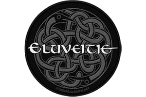 RAZAMATAZ Eluveitie Logo Unisexe Patch standard, 100% Polyester, Non défini
