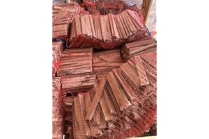 TTAMG 28 kg de leña en sacos de 4 kg de madera de roble, leña para chimenea