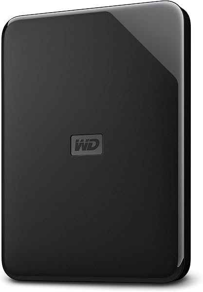 WD 2TB Elements AE Portable External Hard Drive, SuperSpeed USB 3.2 Gen 1/USB 3.0, Plug-and-Play, Formatted for Windows, Black - 1