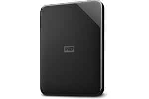 WD 2TB Elements Ae Disco Duro Externo Portátil, USB SuperSpeed 3.2 Gen 1/USB 3.0, Ampliación de Almacenamiento para conectar y Usar, Formateado para Windows, Negro