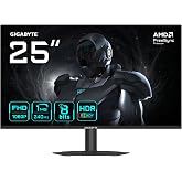 GIGABYTE G25F2A 24,5" SS IPS Gaming Monitor, Full HD (1920x1080), 240Hz, 1ms GTG, Mat Ekran, HDMI & DisplayPort, HDR Ready, 9