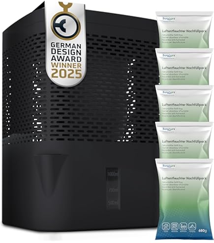 BonAura® AirOne Lite Luftentfeuchter ohne Strom mit 360° Belüftung I