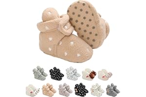EDOTON Botitas y patucos para bebés, Lindo Dibujos Animados Invierno Animal Calentar Casa Antideslizante Suela Zapatillas Regalo para Bebés de 0 a 18 Meses