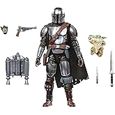 Star Wars The Black Series The Mandalorian & Grogu, The Mandalorian & Grogu Deluxe Koleksiyon 15 cm Aksiyon Fig&uuml;r&uuml; Hediye