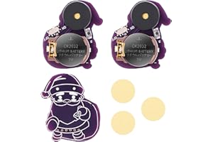 BTFO 3 Pz Grilli Rumorosi, Macchina per Rumori Fastidiosi in Stile Babbo Natale Oggetti per Rumori di Grilli con 16 Suoni Creatore di Segnali Acustici Nascosti per Feste a Casa e a Scuola (Viola)