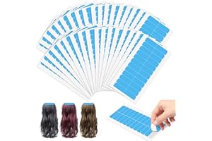 SITARCMIN 420 Stück Tape Kleber Extensions, 4 x 0,8 cm Tape Extensions Kleber Doppelseitiges, Klebestreifen Tape Extension Transparente Wasserdicht, Ersatzband für Extensions Echthaar (Blau)