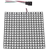 BTF-LIGHTING DC5V WS2812B ECO RGB in lega Cavi 5050SMD indirizzabili individualmente 16X16 256 pixel LED matrice flessibile F