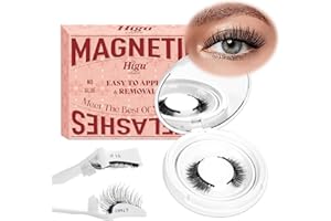 ‎HIGU CLACE Higu clace Magnetische Wimpern,Magnet Wimpern Ohne Eyeliner,Wimpern Magnetisch Natürlicher Look,Magnetische Wimpern mit Applikator,Kein Kleber erforderlich Wimpern Magnetic(KIT-A)
