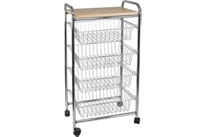 artex Carrello cucina Elegance 4" misure cm 45x32x84