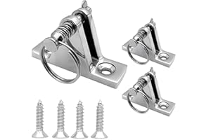 HJYDGJ Lot de 2 charnières pivotantes pour bateau en acier inoxydable - Pour bateau, baldaquin, pont pivotant