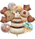 Capybara Geburtstag Party Dekoration Set | Pink Capybara Deko Für 20 Personen