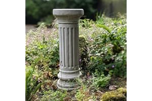 DISCOUNT GARDEN STATUES DGS Statues – Stone Cast, Simple Classic Roman Style Column/Plinth, Hand Finished, Statue, Sculpture