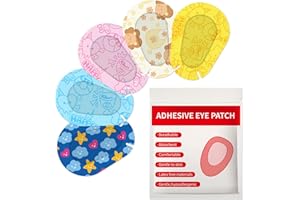AndicAge 90pcs Adhesive Eye Patches Eye Patches for Kids Teens Eye Pad Disposable Adhesive Bandages for Toddlers Girls Boys