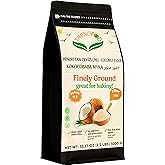 %100 Doğal Hindistan Cevizi Unu 1 kg &ndash; Glutensiz, Katkısız, D&uuml;ş&uuml;k Karbonhidrat &ndash; Keto & Paleo Uyumlu &ndash; 1 kg-katkısız, Yağı al